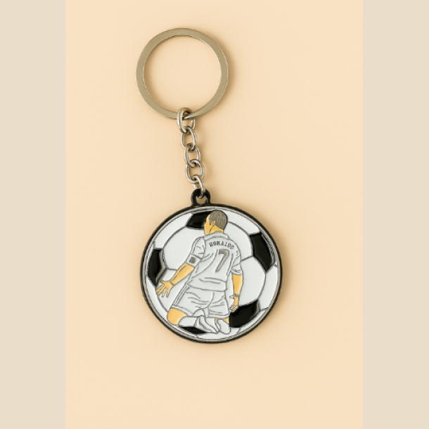 Cristiano Ronaldo Keychain – Football Fan Collectible Accessory