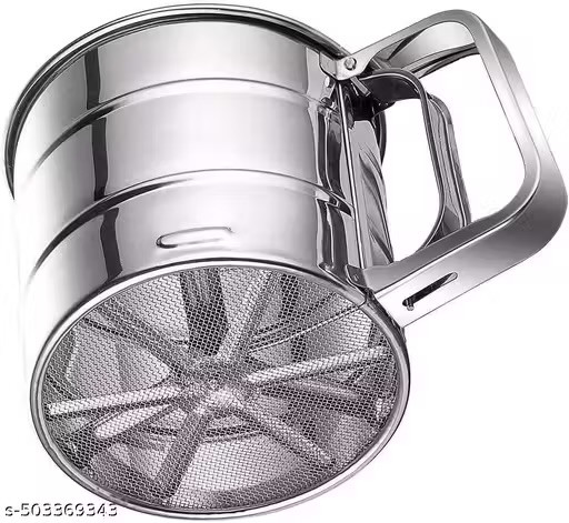 Hand Press Atta Chalni | Large Capacity | Rust-Resistant & Durable